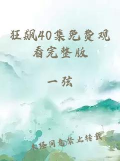 狂飙40集免费观看完整版