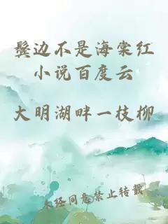 鬓边不是海棠红小说百度云