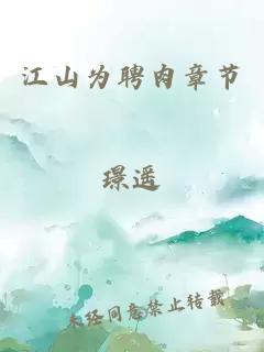 江山为聘肉章节